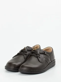 Finn Comfort – Komfort-Halbschuh aus Kalbleder Dunkelbraun