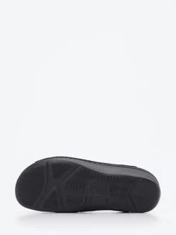 Finn Comfort – Komfort-Pantolette aus Leder Dunkelblau