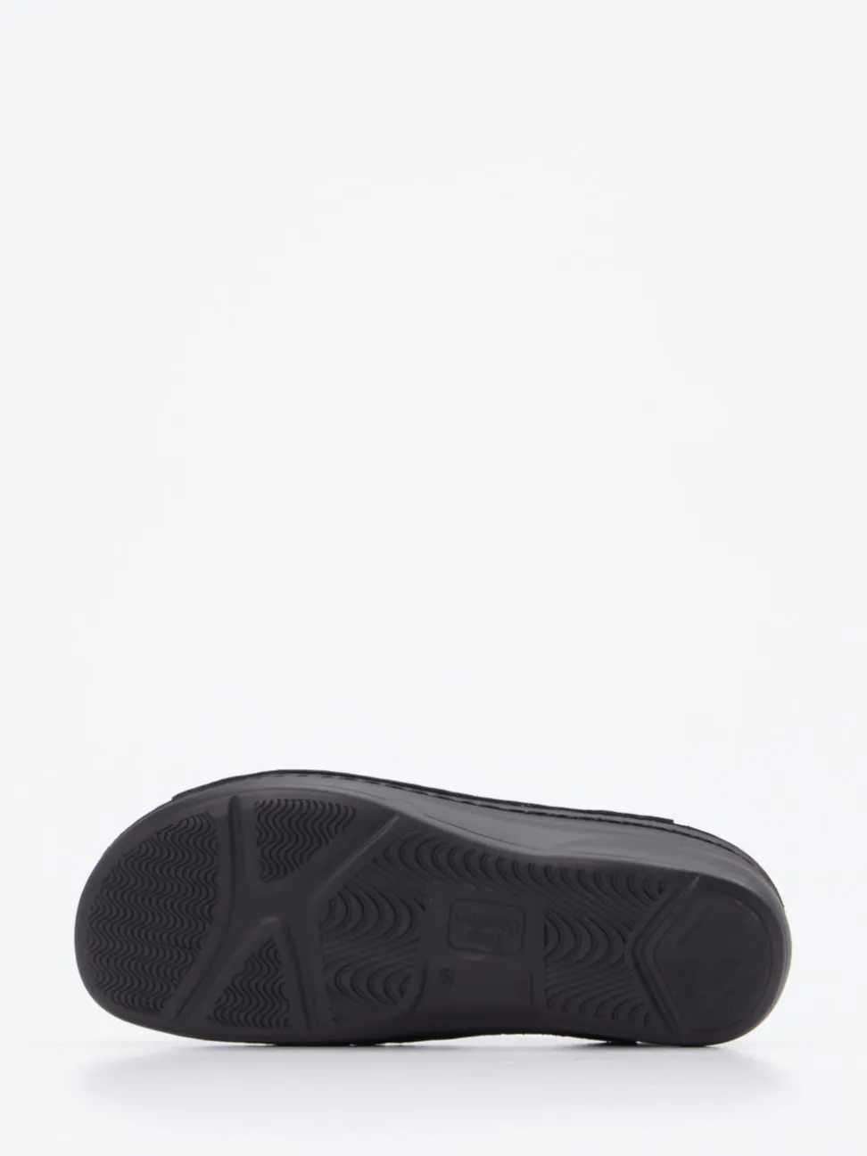 Finn Comfort – Komfort-Pantolette aus Leder Dunkelblau