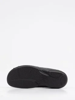 Finn Comfort – Komfort-Pantolette aus Nubukleder Marineblau