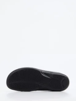 Finn Comfort – Komfort-Pantolette aus Kalbleder taupe