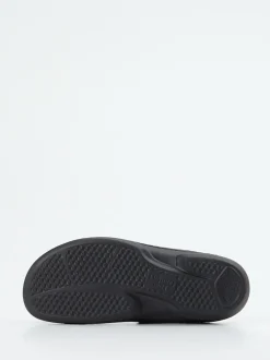 Finn Comfort – Komfort-Pantolette aus Kalbleder Bordeauxrot