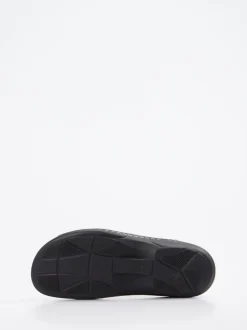 Finn Comfort – Komfort-Pantolette aus Kalbleder grau
