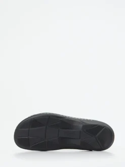 Finn Comfort – Komfort-Pantolette aus Kalbleder grün