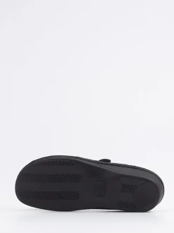 Finn Comfort – Komfort-Pantolette aus Kalbleder dunkelblau