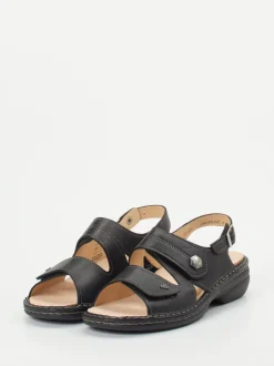Finn Comfort – Komfortsandalen aus Kalbleder schwarz
