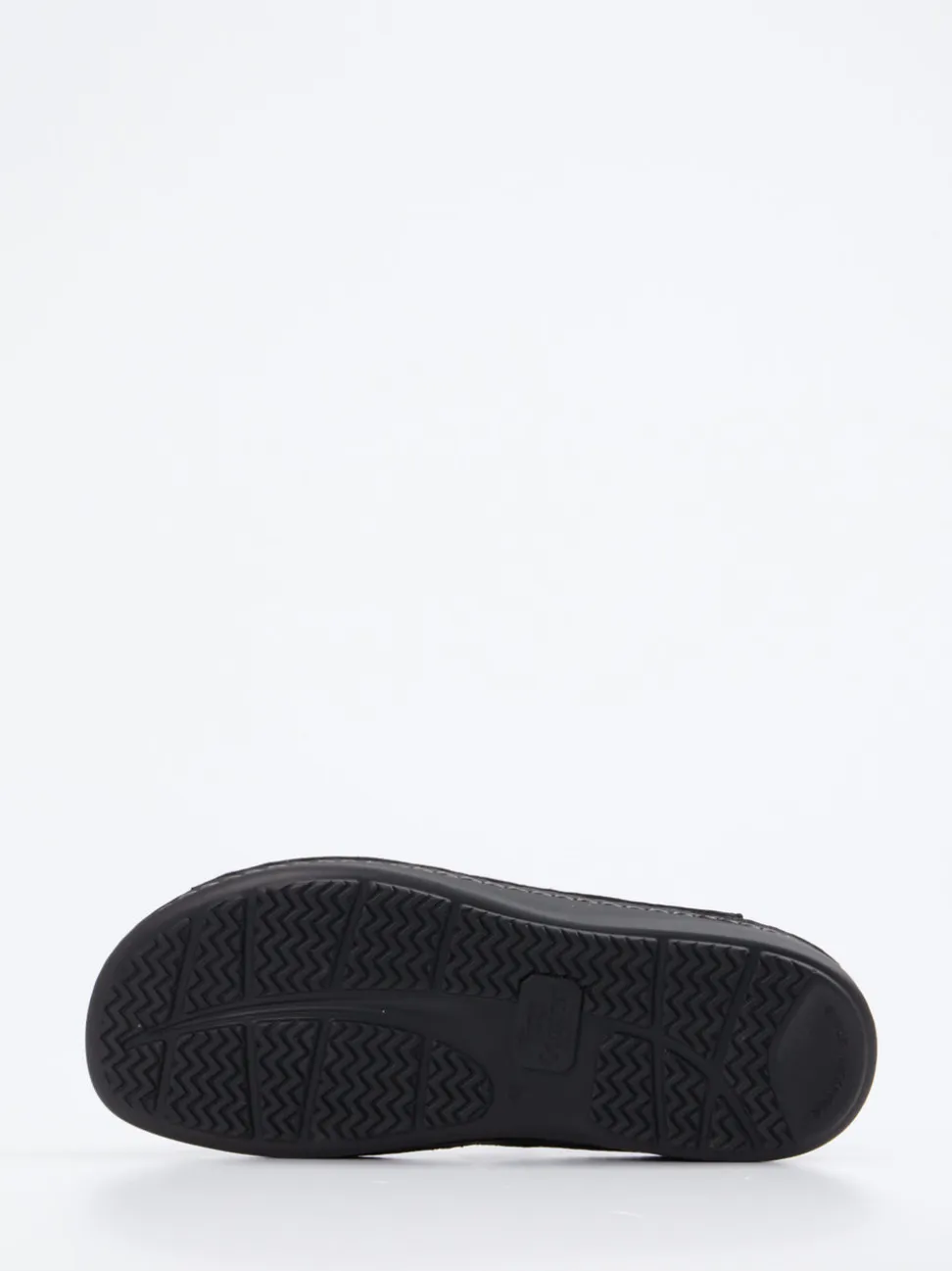 Finn Comfort – Komfortsandale aus Nubukleder Schwarz