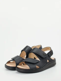 Finn Comfort – Komfortsandalen aus Fettleder Dunkelblau