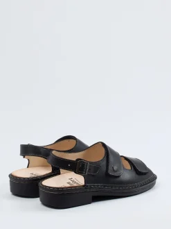 Finn Comfort – Komfortsandale aus Kalbleder schwarz