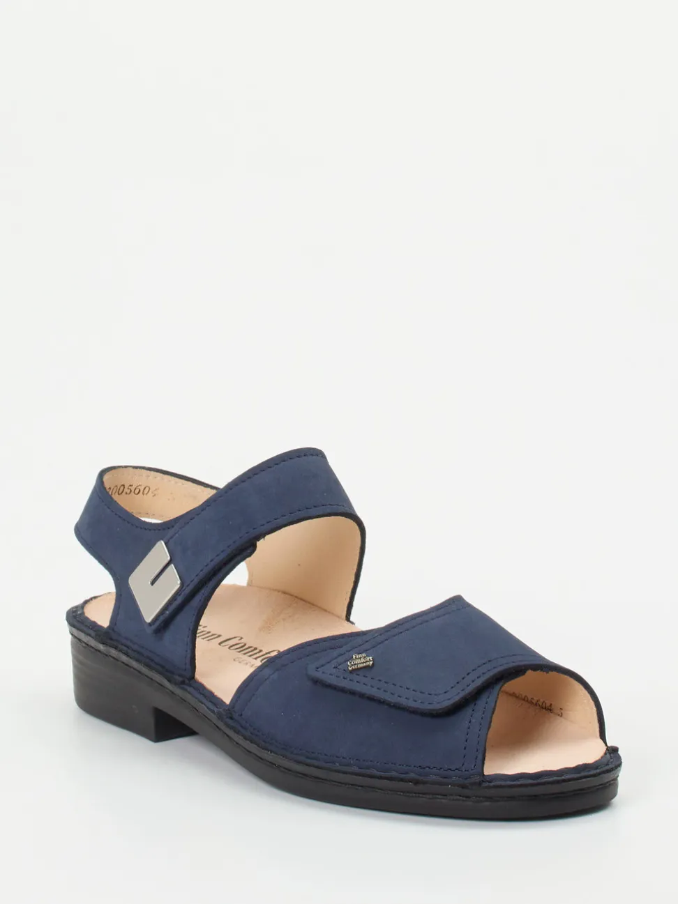 Finn Comfort – Komfortsandalen aus Nubukleder Blau