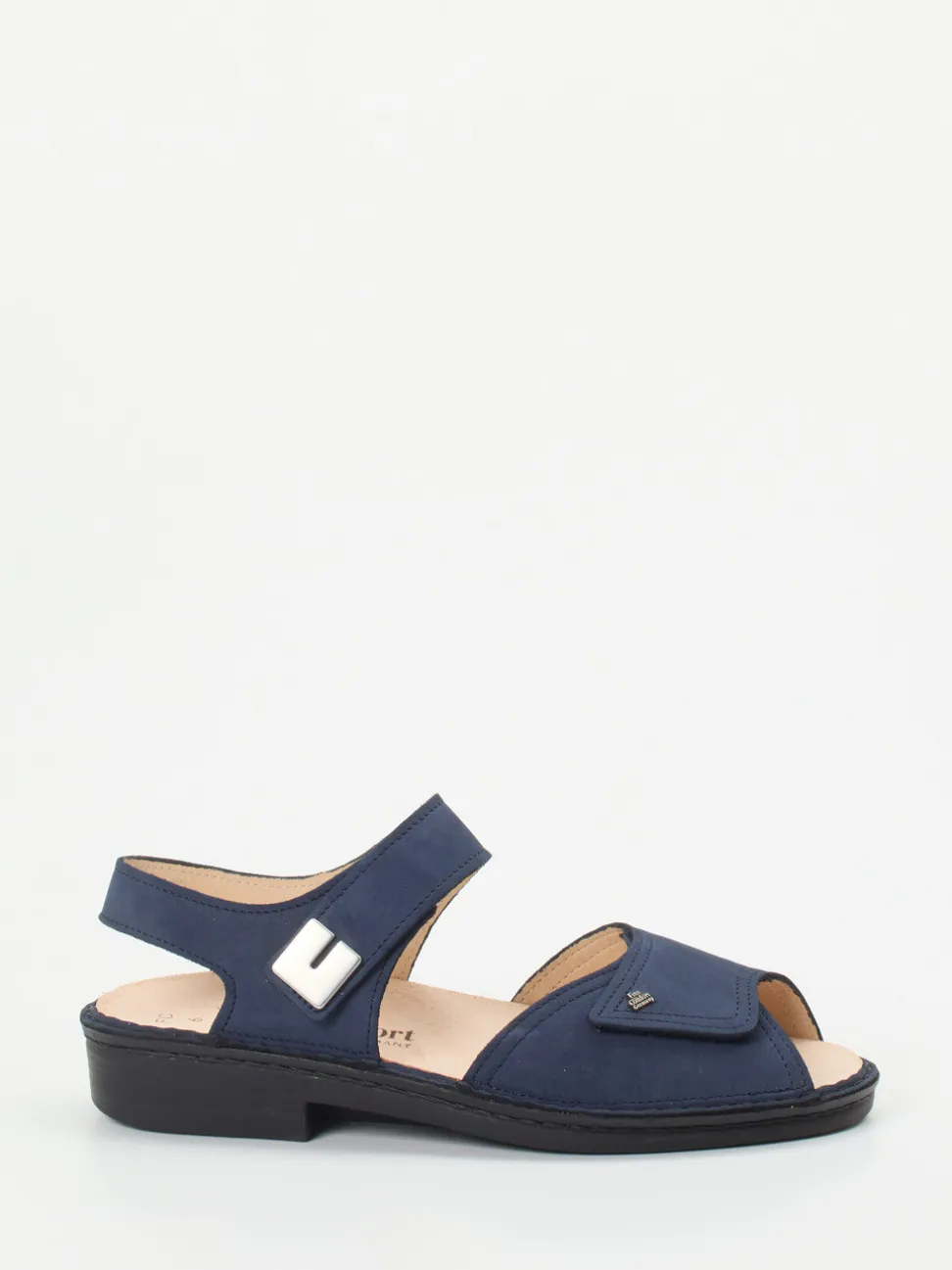 Finn Comfort – Komfortsandalen aus Nubukleder Blau