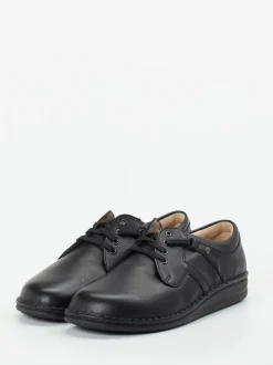 Finn Comfort – Komfort-Schnürschuh aus Kalbleder schwarz