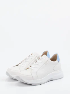 Finn Comfort – Komfort-Sneaker aus Kalbleder Offwhite