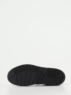 Finn Comfort – Komfort-Sneaker aus Stretch und Leder schwarz