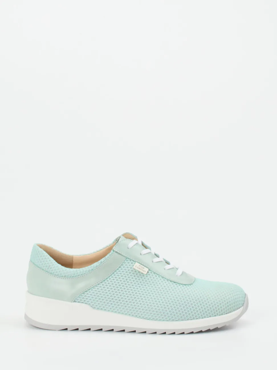Finn Comfort – Komfort-Sneaker aus Textil in Mintgrün