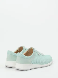 Finn Comfort – Komfort-Sneaker aus Textil in Mintgrün