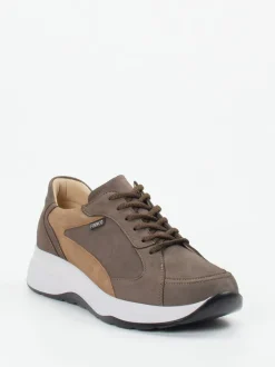 Finn Comfort – Komfort-Sneaker aus Nubukleder braun