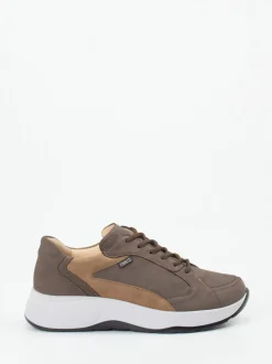 Finn Comfort – Komfort-Sneaker aus Nubukleder braun