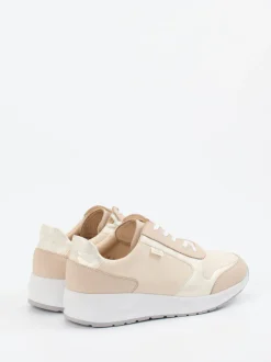 Finn Comfort – Komfort-Sneaker aus Veloursleder Beige