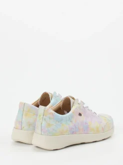 Finn Comfort – Komfort-Sneaker aus Kalbleder Pastellprint
