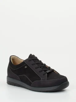 Finn Comfort – Komfort-Sneaker aus Nubukleder schwarz