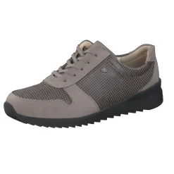 Finn Comfort – Komfort-Sneaker aus Nubukleder taupe