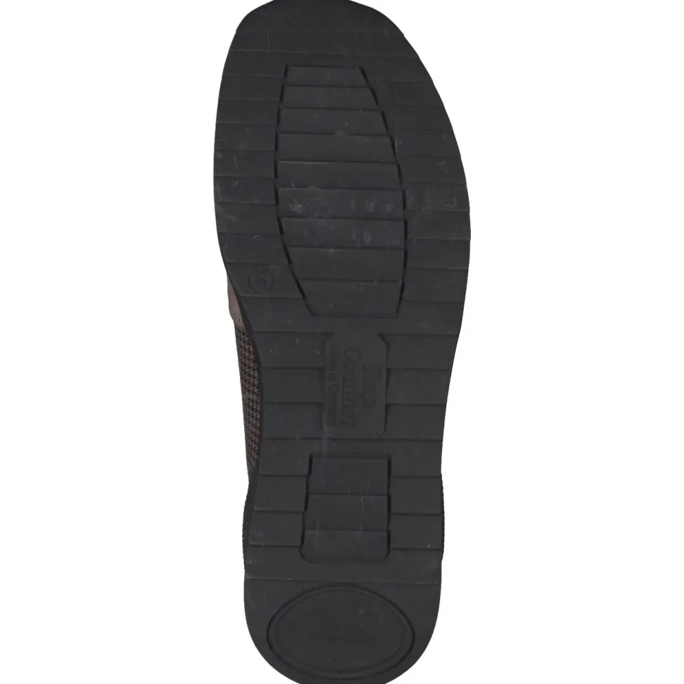 Finn Comfort – Komfort-Sneaker aus Nubukleder taupe