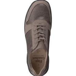 Finn Comfort – Komfort-Sneaker aus Nubukleder taupe