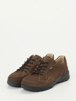 Finn Comfort – Komfort-Sneaker aus Nubukleder braun