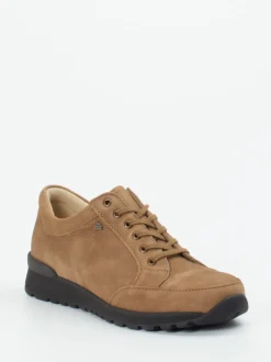 Finn Comfort – Komfort-Sneaker aus Nubukleder braun