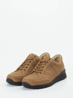 Finn Comfort – Komfort-Sneaker aus Nubukleder braun