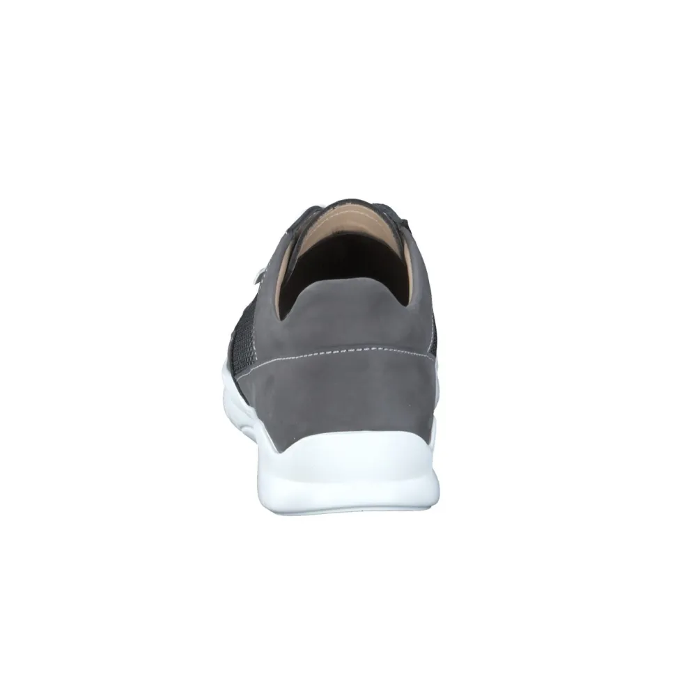 Finn Comfort – Komfort-Sneaker aus Nubukleder anthrazit