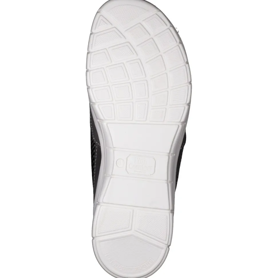 Finn Comfort – Komfort-Sneaker aus Nubukleder anthrazit