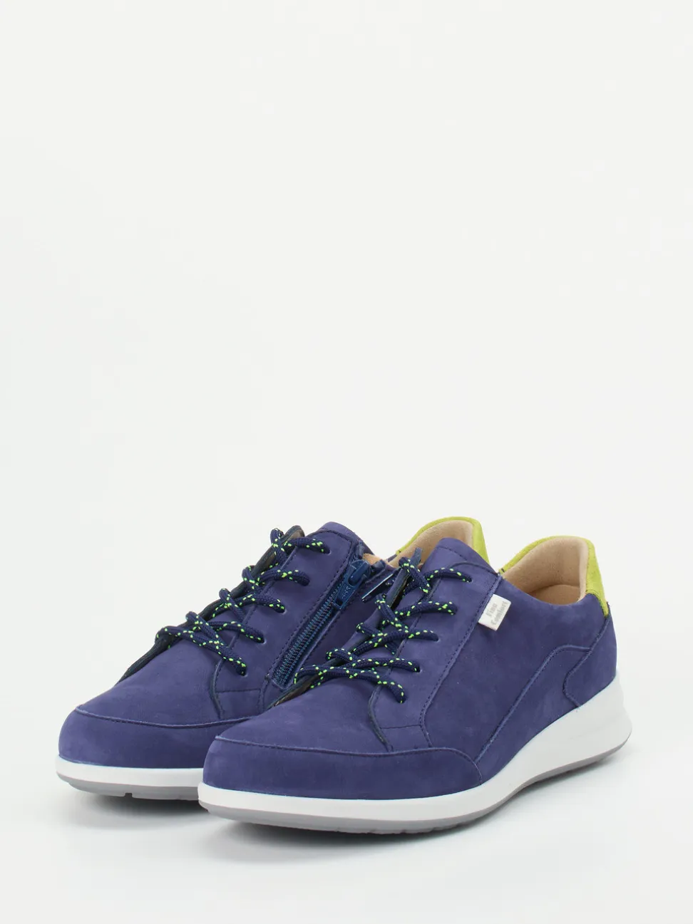 Finn Comfort – Komfort-Sneaker aus Nubukleder blau