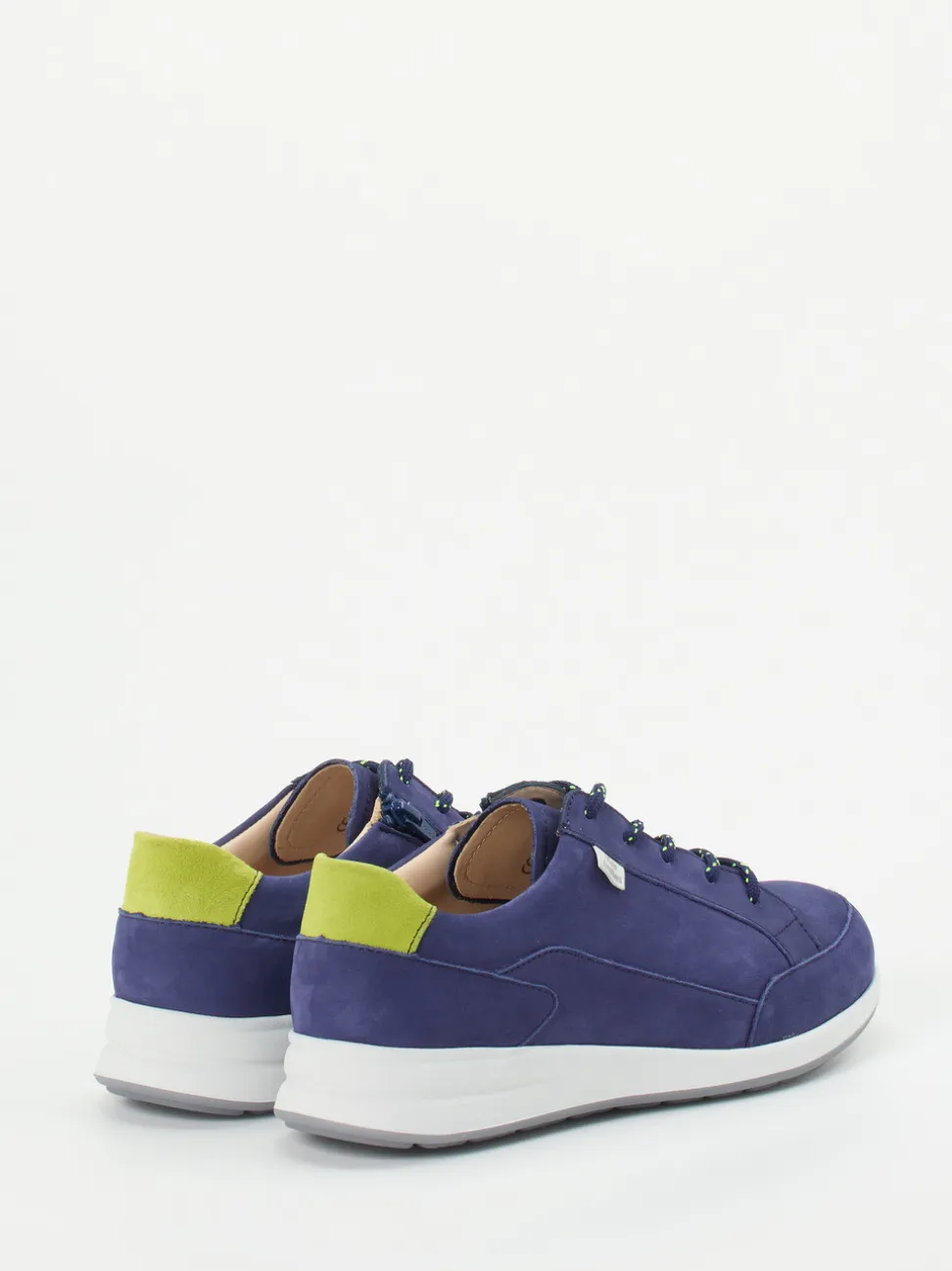 Finn Comfort – Komfort-Sneaker aus Nubukleder blau
