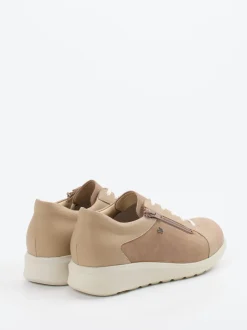 Finn Comfort – Komfort-Sneaker aus Nubukleder beige