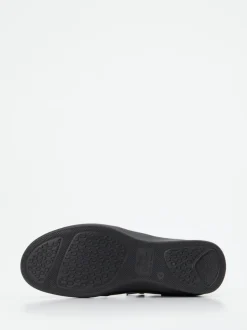 Finn Comfort – Komfort-Sneaker aus Kalbleder schwarz