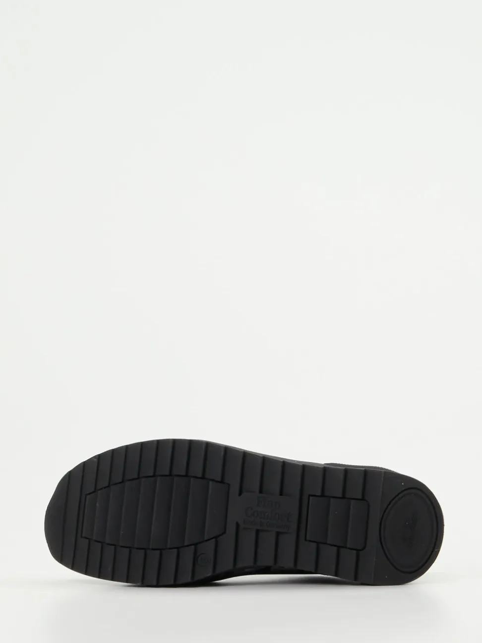 Finn Comfort – Komfort-Sneaker aus geprägtem Leder Schwarz