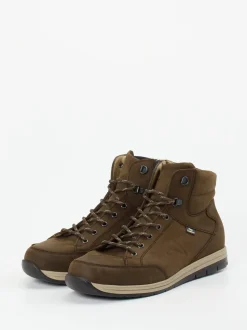 Finn Comfort – Outdoor-Boots aus Fettleder braun