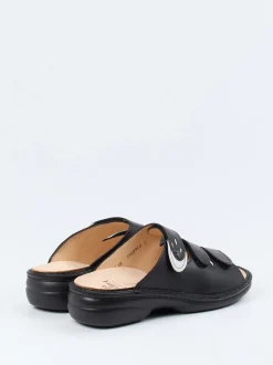 Finn Comfort – Pantolette aus Kalbleder schwarz