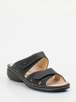 Finn Comfort – Pantolette aus Kalbleder schwarz