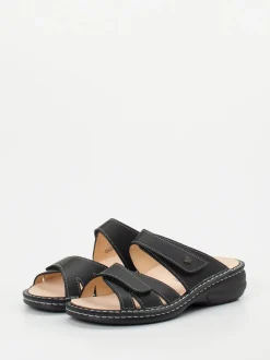 Finn Comfort – Pantolette aus Kalbleder schwarz