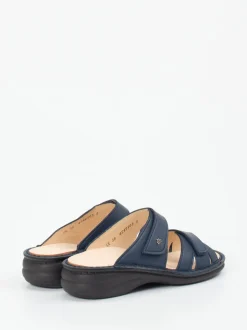Finn Comfort – Pantolette aus Kalbleder Dunkelblau