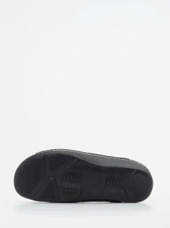 Finn Comfort – Pantolette aus Kalbleder Schwarz