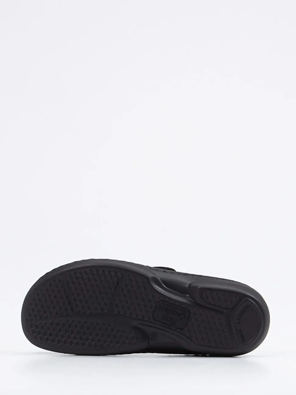 Finn Comfort – Pantolette aus Nubukleder Schwarz
