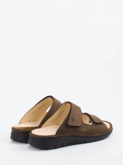 Finn Comfort – Pantolette aus Nubukleder Braun