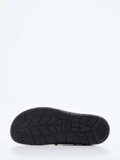 Finn Comfort – Pantolette aus Metallicleder goldfarben