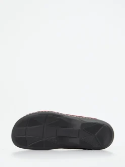 Finn Comfort – Pantolette aus Kalbleder in Rot