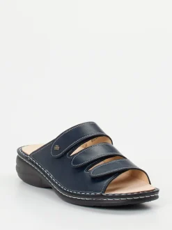 Finn Comfort – Pantolette aus Kalbleder Dunkelblau