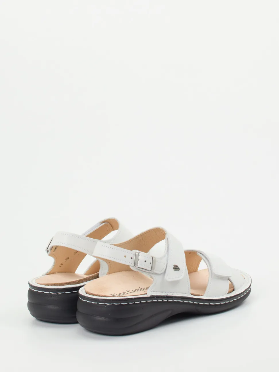 Finn Comfort – Sandale aus Kalbleder weiß